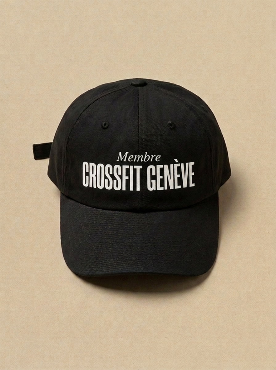 Noir - Membre - CrossFit Geneve Casquette