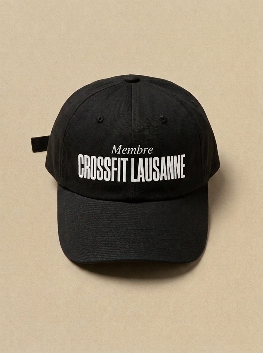 Noir - Membre - CrossFit Lausanne Casquette