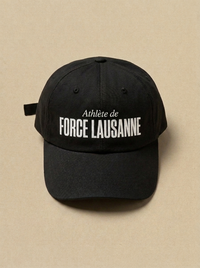 Noir - Athlete de - Force Lausanne Casquette