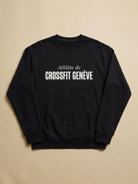 Noir - Athlete de - CrossFit Geneve Sweatshirt