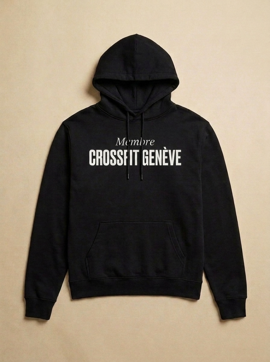 Noir - Membre - CrossFit Geneve Hoodie