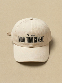 Blanc - Groupe - Muay Thai Geneve Casquette
