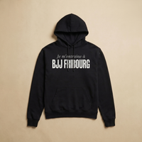 Noir - Je m'entraine a - BJJ Fribourg Hoodie