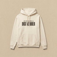 Blanc - Je m'entraine a - Box Verbier Hoodie