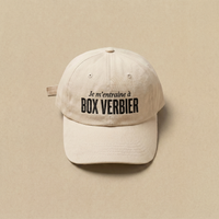 Blanc - Je m'entraine a - Box Verbier Casquette