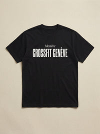 Noir - Membre - CrossFit Geneve Tee