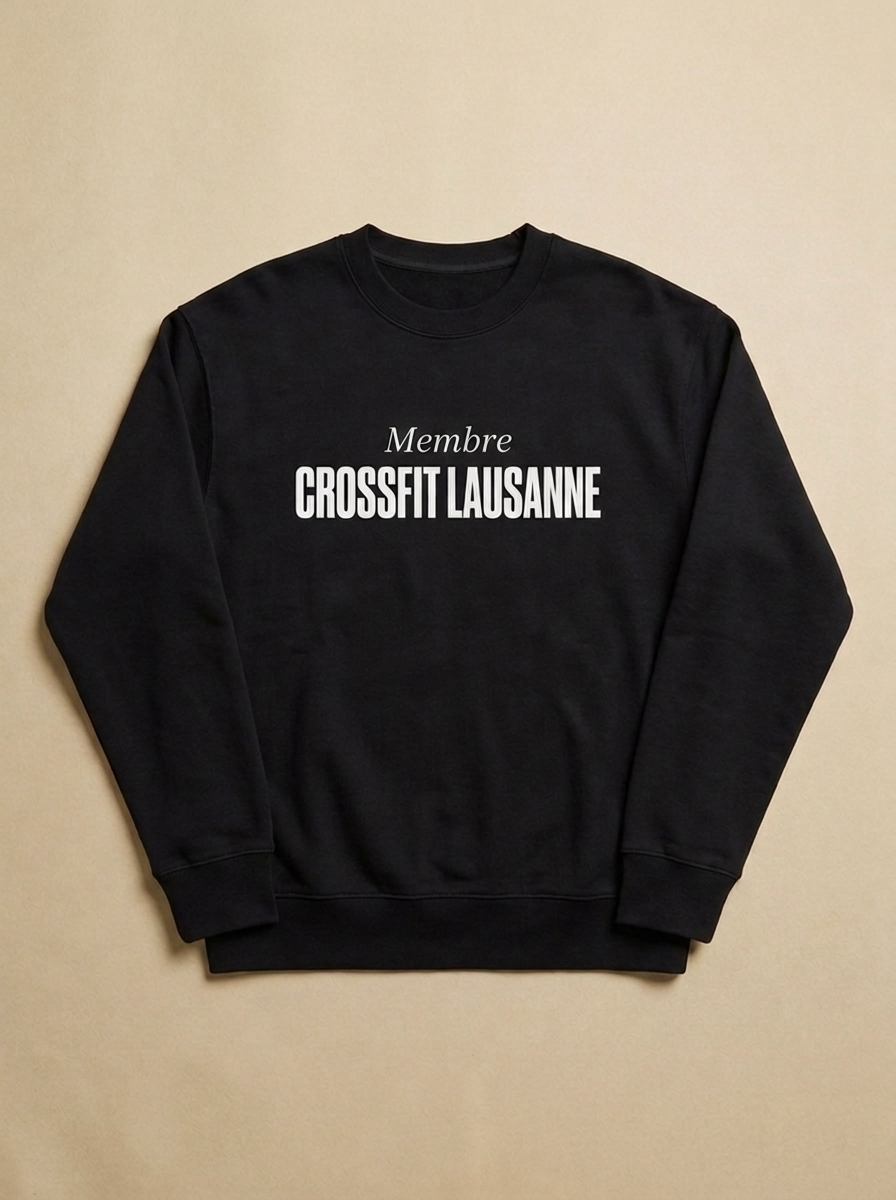 Noir - Membre - CrossFit Lausanne Sweatshirt