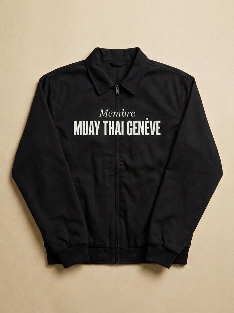 Noir - Membre - Muay Thai Geneve Veste